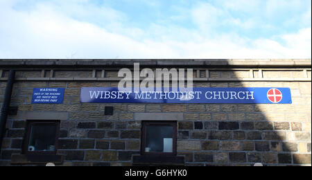 Wibsey Methodist Church a Bradford, dove l'ex presidente della Co-operativa Bank reverendo Paul Flowers è un ministro. Foto Stock