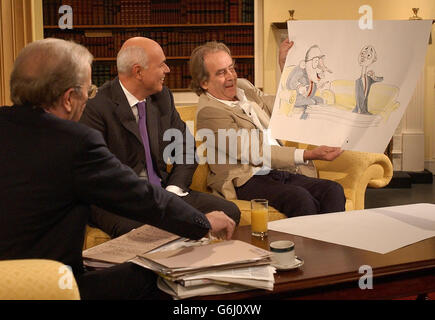 Iain Duncan Smith colazione con gelo Foto Stock