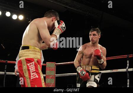 Boxing - VACANTE IBF Intercontinental Lightweight Championship - Tommy Coyle v John Simpson - Hull Arena Foto Stock