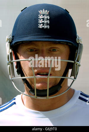 Cricket - The Ashes 2013-14 - primo test - Australia / Inghilterra - Inghilterra Nets Session - Day One - The Gabba. Johnny Bairstow in Inghilterra durante la sessione di reti al Gabba, Brisbane, Australia. Foto Stock