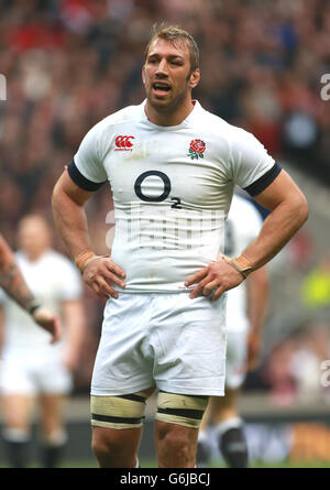 Rugby Union - QBE International - Inghilterra / Nuova Zelanda - Twickenham. Chris Robshaw in Inghilterra durante il QBE International al Twickenham Stadium, Londra. Foto Stock