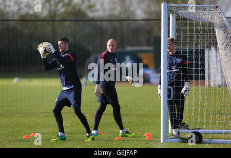 Calcio - amichevole internazionale - Inghilterra v Cile - Inghilterra sessione di formazione - Londra prendere per Colney Foto Stock