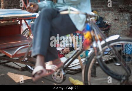 Delhi, Chandni Chowk market Foto Stock