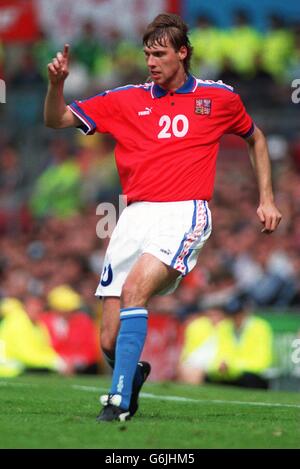 EURO 96 - CALCIO - Semifinale - Francia / Repubblica Ceca. Pavel Novotni - Repubblica Ceca Foto Stock