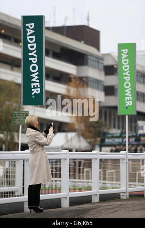 Corse di cavalli - il festival aperto 2013 - Paddy Power Gold Cup giorno - Cheltenham Racecourse Foto Stock