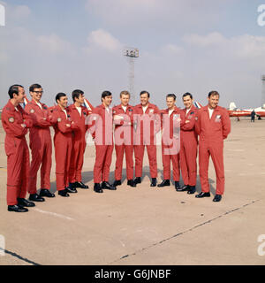 Aviazione - RAF team acrobatico - RAF Linton On Ouse Foto Stock