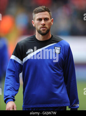 Calcio - Sky Bet Championship - Charlton Athletic v Ipswich Town - The Valley. Daryl Murphy, Ipswich Town Foto Stock