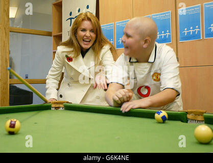 La duchessa di York a Alder Hey Hospital Foto Stock