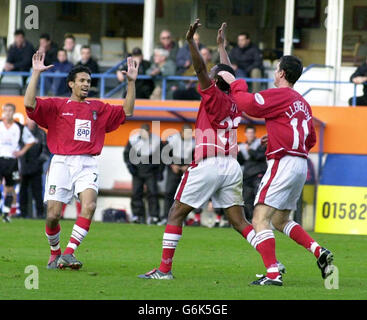 SOCCER Luton v Wrexham Foto Stock