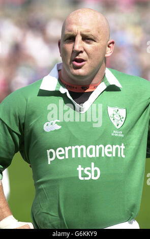 Keith Wood Irlanda rugby Foto Stock