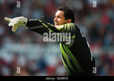 Calcio - Euro 96 - quarto finale - Germania / Croazia. Drazen Ladic, Croazia Foto Stock