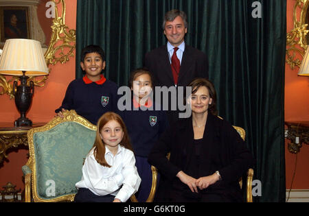 Cherie Blair Tea Party Foto Stock