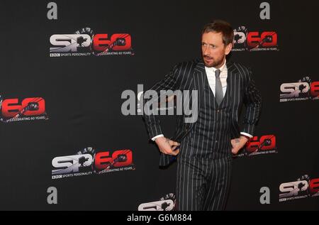 Sport - BBC Sports Personality of the Year Awards 2013 - First Direct Arena. Bradley Wiggins arriva per gli Sports Personality of the Year Awards 2013, alla prima Direct Arena di Londra. Foto Stock