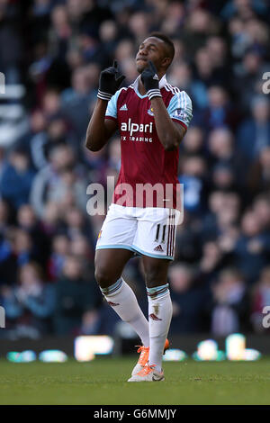 Calcio - Barclays Premier League - West Ham United / West Bromwich Albion - Upton Park. Modibo Maiga, West Ham United. Foto Stock