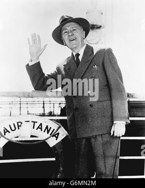 Intrattenimento - Cunard Liner Mauritania - Sax Rohmer - Inghilterra Foto Stock