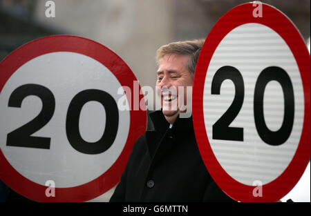 La Scozia il limite massimo di velocità delle proposte Foto Stock