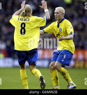 Il Calcio Leicester v Birmingham Foto Stock