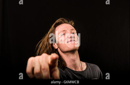 James Woods, sciatore freestyle, durante una fotografia al Wasserman Media Group di Londra. PREMERE ASSOCIAZIONE foto. Data immagine: Giovedì 31 ottobre 2013. Il credito fotografico dovrebbe essere: Adam Davy/PA Wire Foto Stock