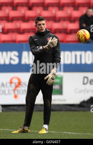 Calcio - Sky Bet Championship - Charlton Athletic v Brighton e Hove Albion - The Valley. Nick papa, Charlton atletico portiere Foto Stock