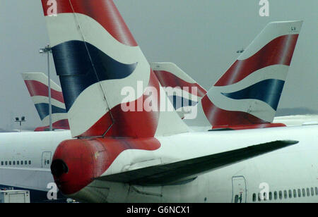 British Airways annullare il volo BA223 Foto Stock