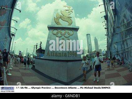 Anteprima di Olimpiadi di Atlanta, Georgia Foto Stock