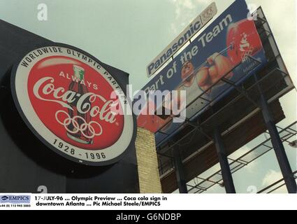 Anteprima di Olimpiadi di Atlanta, Georgia Foto Stock