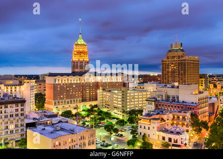 San Antonio, Texas, Stati Uniti d'America downtown skyline della citta'. Foto Stock