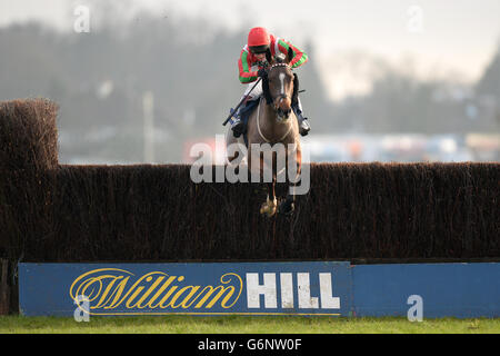 Buachaill Alainn guidato dal jockey Richard Johnson durante la Kauto Star Novices' Chase (in memoria di Nigel Clark) (ex inseguimento dei Feltham Novices) Foto Stock