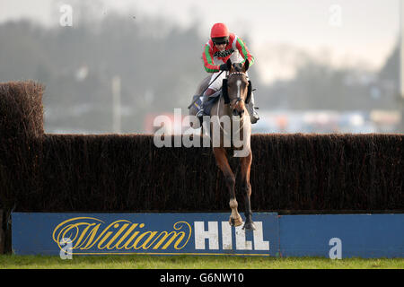 Buachaill Alainn guidato dal jockey Richard Johnson durante la Kauto Star Novices' Chase (in memoria di Nigel Clark) (ex inseguimento dei Feltham Novices) Foto Stock