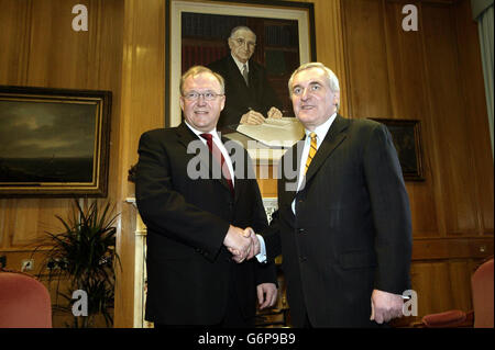 Il Primo ministro svedese in Dublino Foto Stock