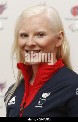 Paralimpiadi Invernali - Team paralimpico GB di lancio per Sochi - Radisson Blu Hotel Foto Stock