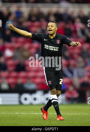 Calcio - Sky scommessa campionato - Middlesbrough v Charlton Athletic- Il Riverside Stadium Foto Stock