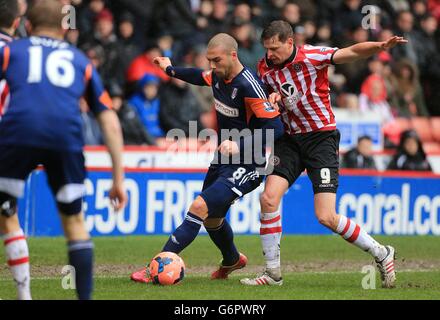 Calcio - FA Cup - quarto round - Sheffield Regno v Fulham - Bramall Lane Foto Stock