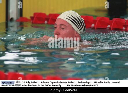 I Giochi olimpici di Atlanta 1996 .... Nuoto Foto Stock