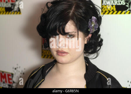 Kelly Osbourne arriva per i NME Awards all'Hammersmith Palais nella parte ovest di Londra. I premi musicali annuali sono decisi da un sondaggio dei lettori sulla rivista musicale NME. Foto Stock