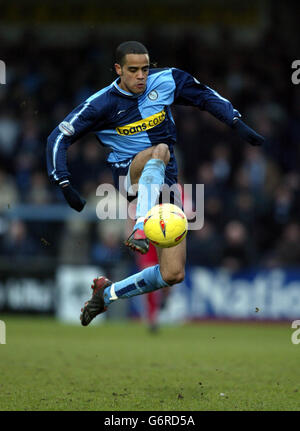 Wycombe Wanderers v Hartlepool Regno Foto Stock