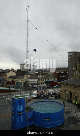 Brian Reid Newcastle Daredevil Display Foto Stock