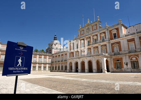 Palacio Real Aranjuez Spagna Royal Palace Foto Stock