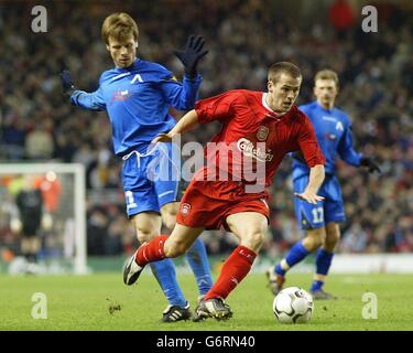 Calcio - Coppa UEFA - 3° round 1 gamba Match - Liverpool v Levski Sofia - Anfield, Liverpool Foto Stock