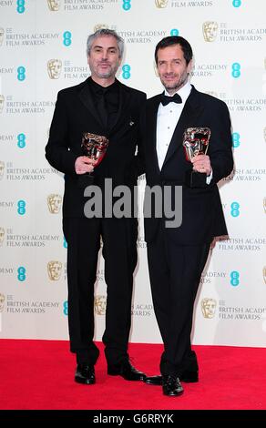 BAFTA Film Awards 2014 - Sala stampa - Londra Foto Stock