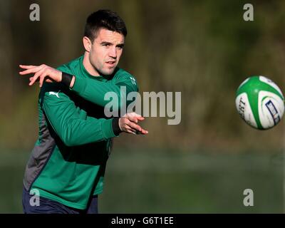 Il Rugby - RBS 6 Nazioni - Irlanda v Galles - Irlanda Attività multimediali - Carlton House Foto Stock