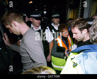 Il Leicester City giocatori Arrestati in Spagna Foto Stock