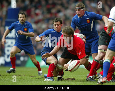 RBS 6 Nazioni Galles v Francia Foto Stock