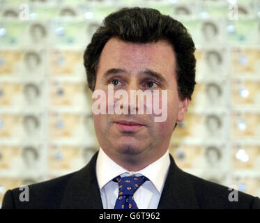 Oliver Letwin svela un pre-campagna di bilancio Foto Stock