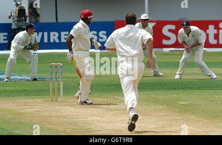 West Indies v Inghilterra 1^ prova Foto Stock