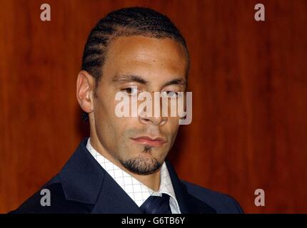 Rio Ferdinand Audizione Foto Stock