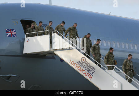 Dambusters ritorno a Lossiemouth Foto Stock