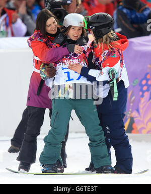 Sochi Giochi olimpici invernali - Giorno 2 Foto Stock