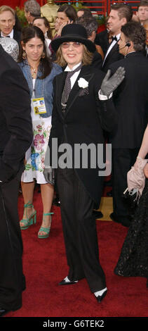 Keaton Oscars 2004 Foto Stock