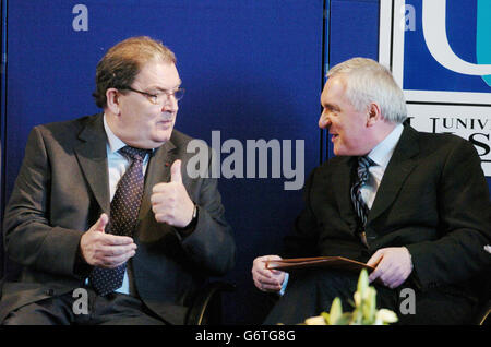 Bertie Ahearn a Ulster University Foto Stock